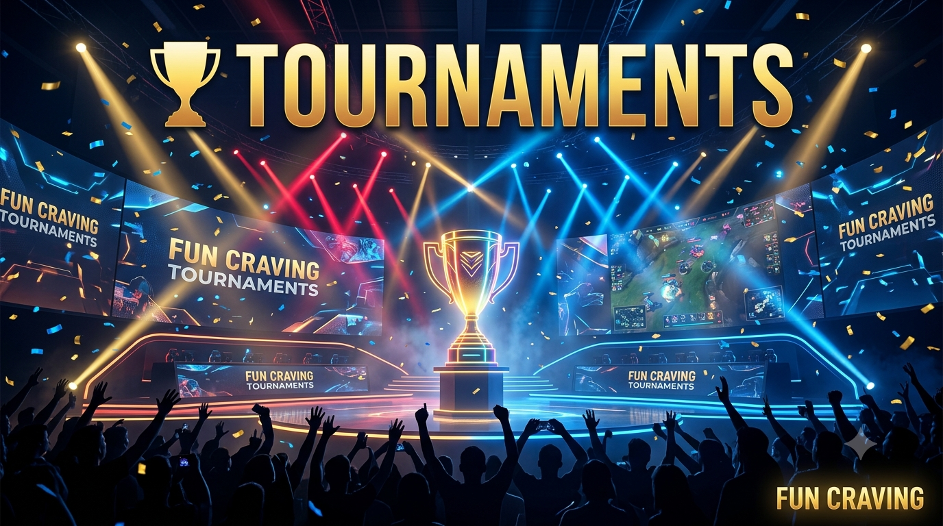 Gaming tournaments at FUN CRAVING