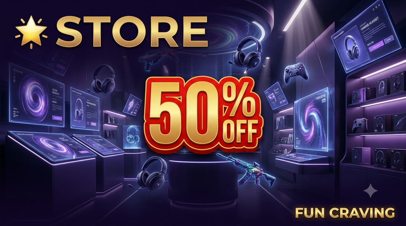 Game store at FUN CRAVING